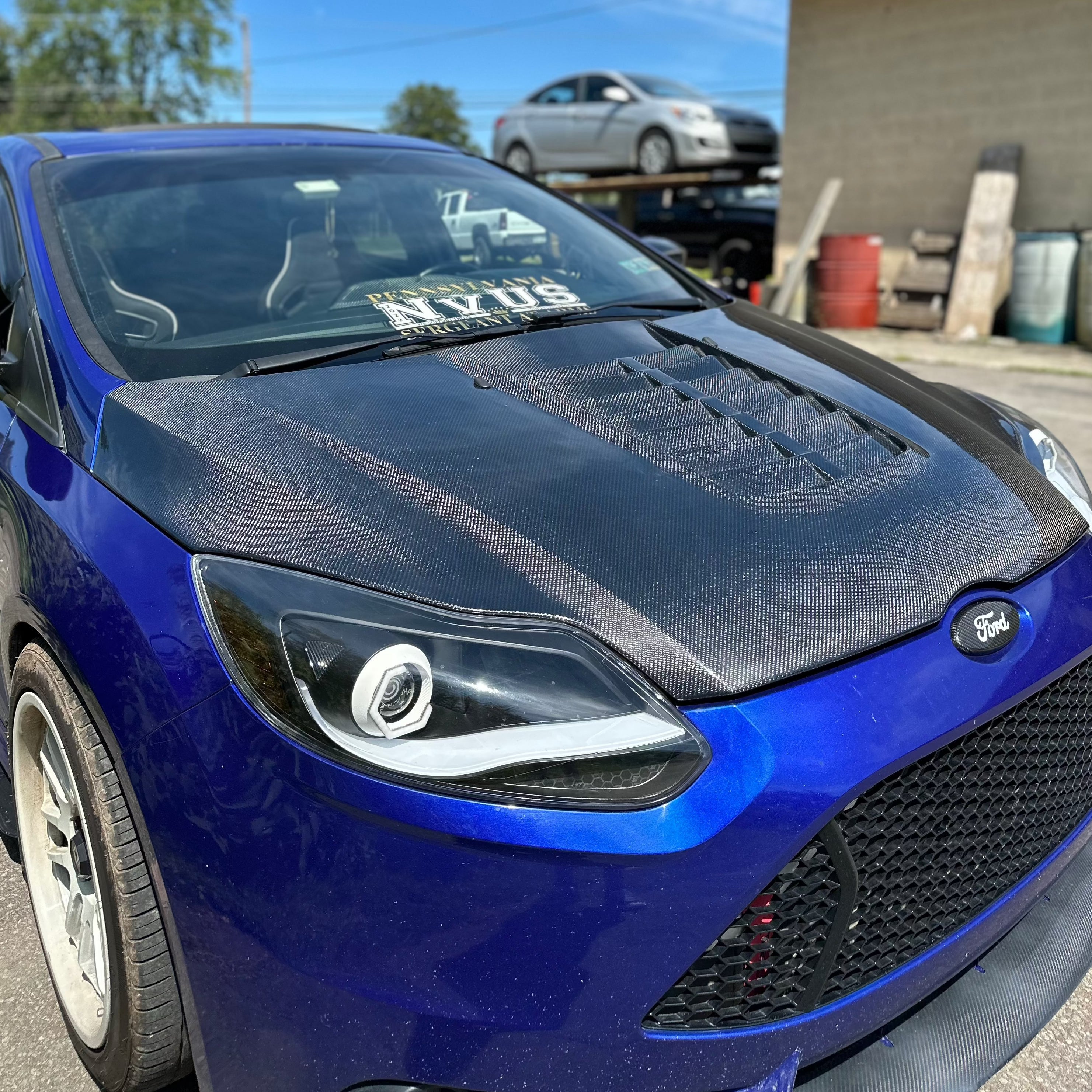 STR GT500-Style Hood for 2012-2014 Ford Focus
