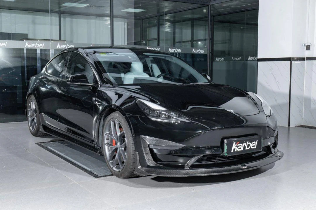 Karbel Tesla Model 3 Performance Dry Carbon Upper Valences (2017–2023)
