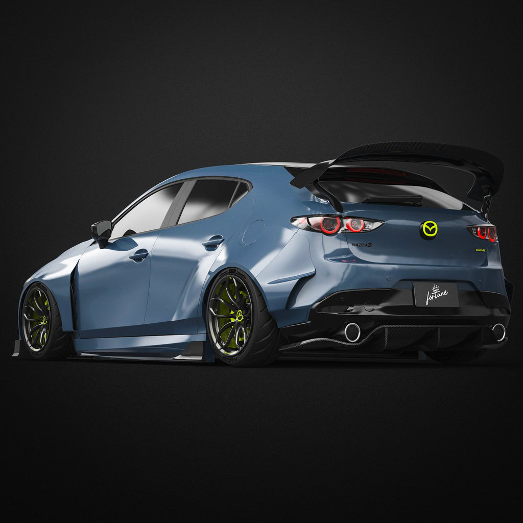 MZ3R Gen4 Carbon Aero Wing for 2019+ Mazda 3