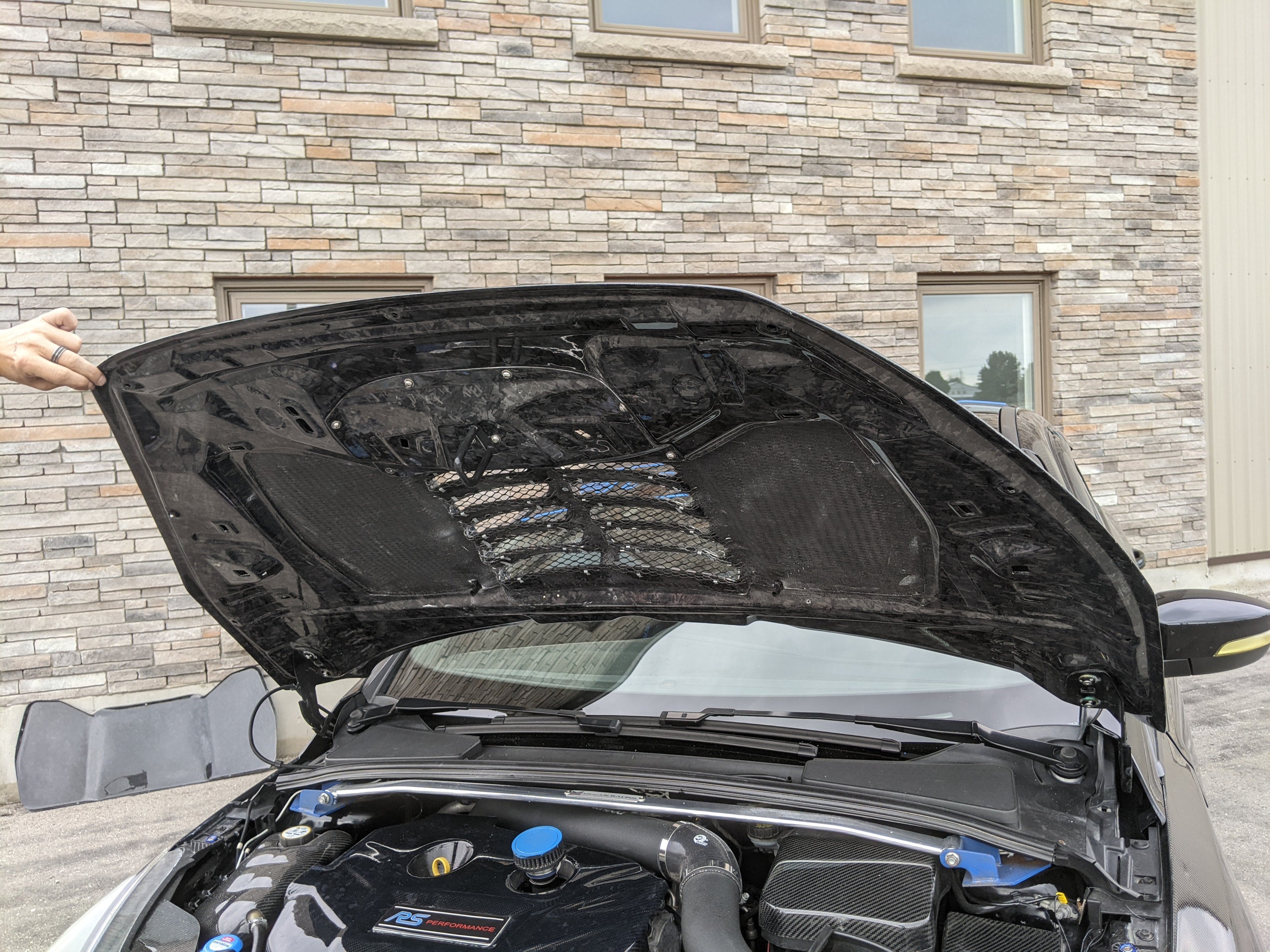 RSR GT500-Style Hood for 2015-2018 Ford Focus