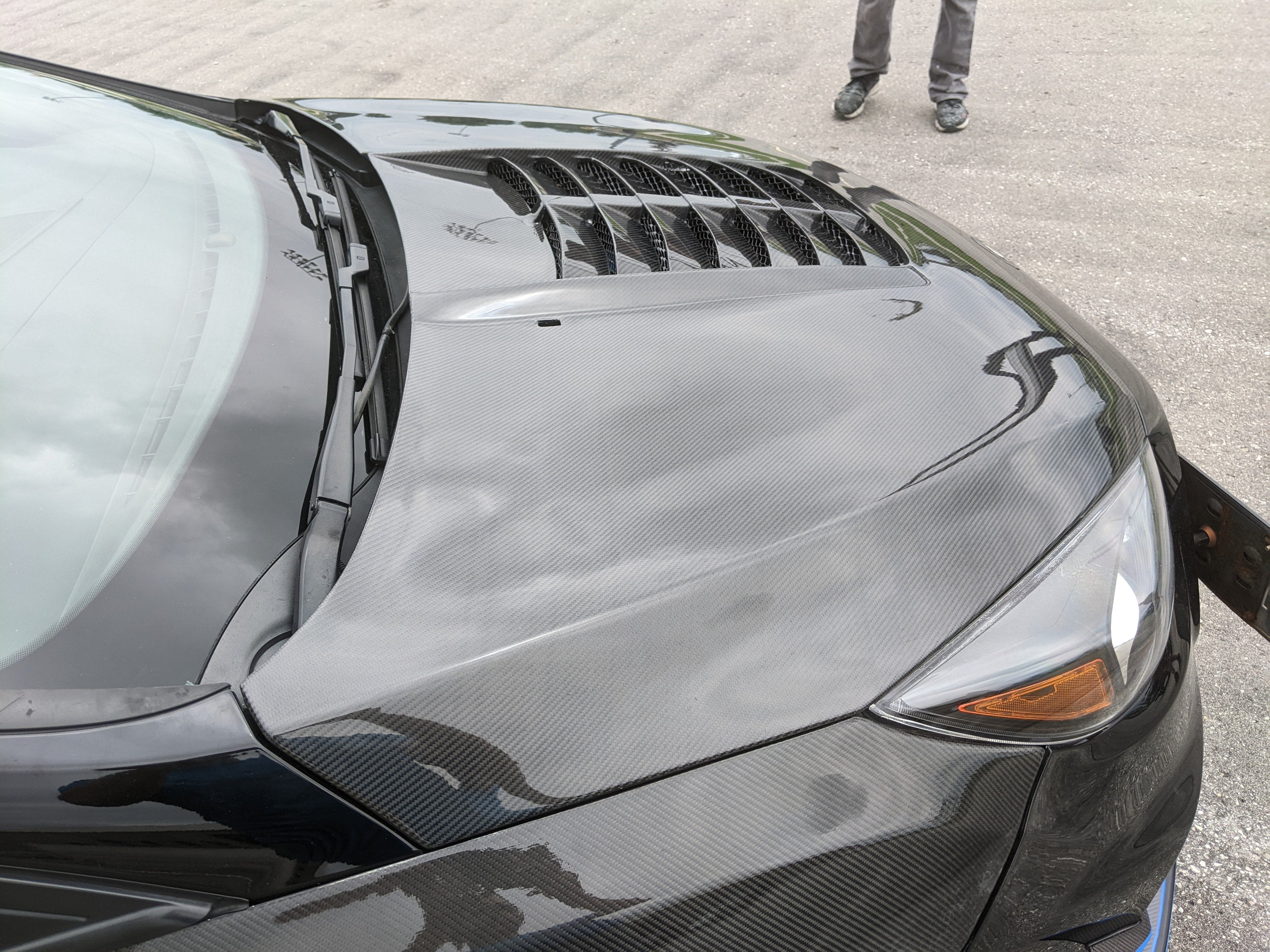 RSR GT500-Style Hood for 2015-2018 Ford Focus