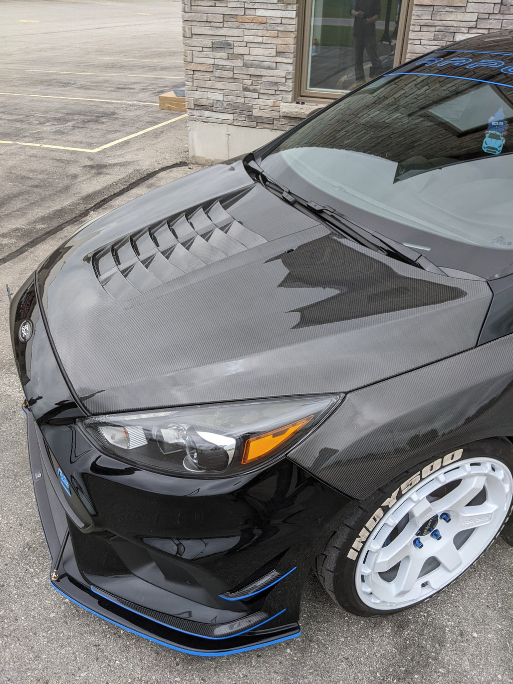 RSR GT500-Style Hood for 2015-2018 Ford Focus