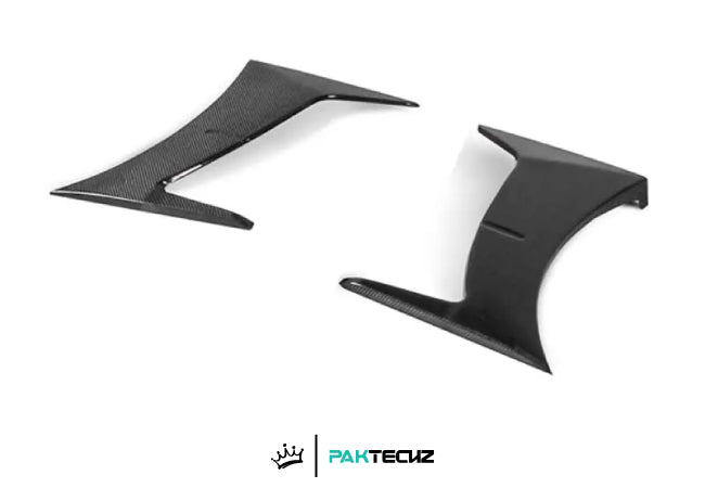 Paktechz Dry Carbon Front Front Fender Trims for 2016+ Aston Martin DB11