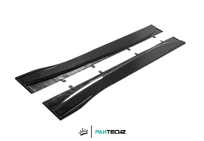 Paktechz Dry Carbon Lower Side Splitters for 2016+ Aston Martin DB11