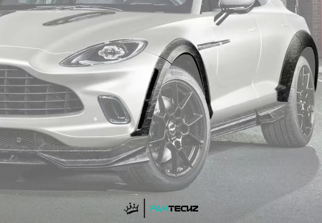 Paktechz Dry Carbon Widebody Wheel Arches for 2020+ Aston Martin DBX
