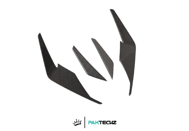 Paktechz Dry Carbon Front Canards for 2019+ Audi R8