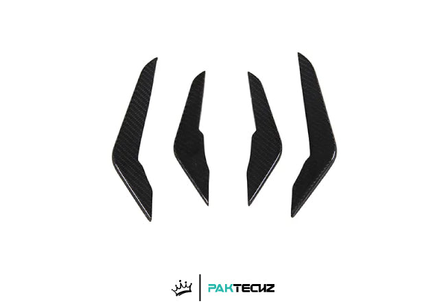 Paktechz Dry Carbon Front Canards for 2021+ Audi RS3