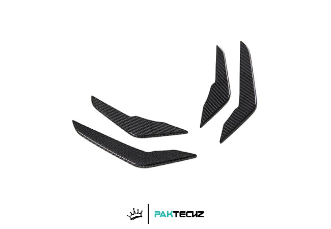 Paktechz Dry Carbon Front Canards for 2021+ Audi RS3