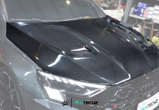 Paktechz Dry Carbon Hood for 2021+ Audi RS3