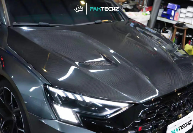 Paktechz Dry Carbon Hood for 2021+ Audi RS3