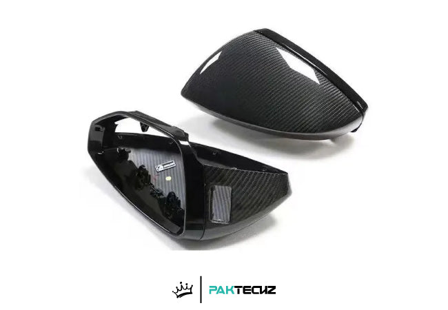 Paktechz Dry Carbon Mirror Covers for 2019+ Audi RS6/RS7