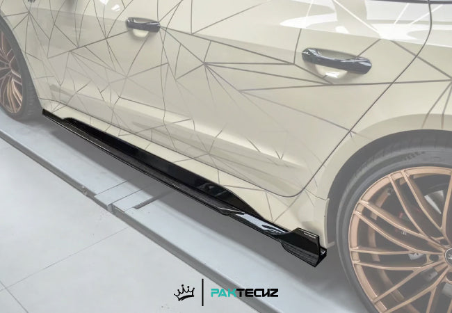 Paktechz Dry Carbon Side Skirts for 2019+ Audi RS6/RS7