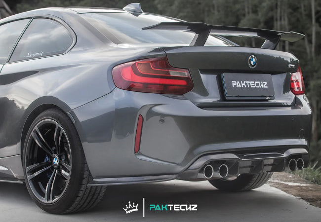 Paktechz Carbon Rear Side Splitters for 2015-2021 BMW M2 F87