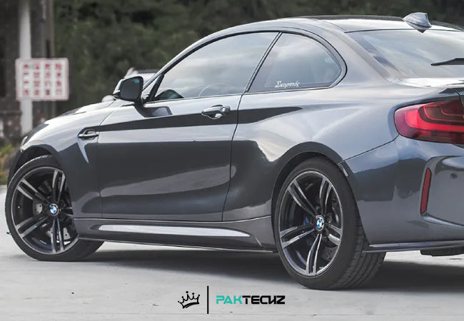 Paktechz Carbon Side Skirts for 2015-2021 BMW M2 F87