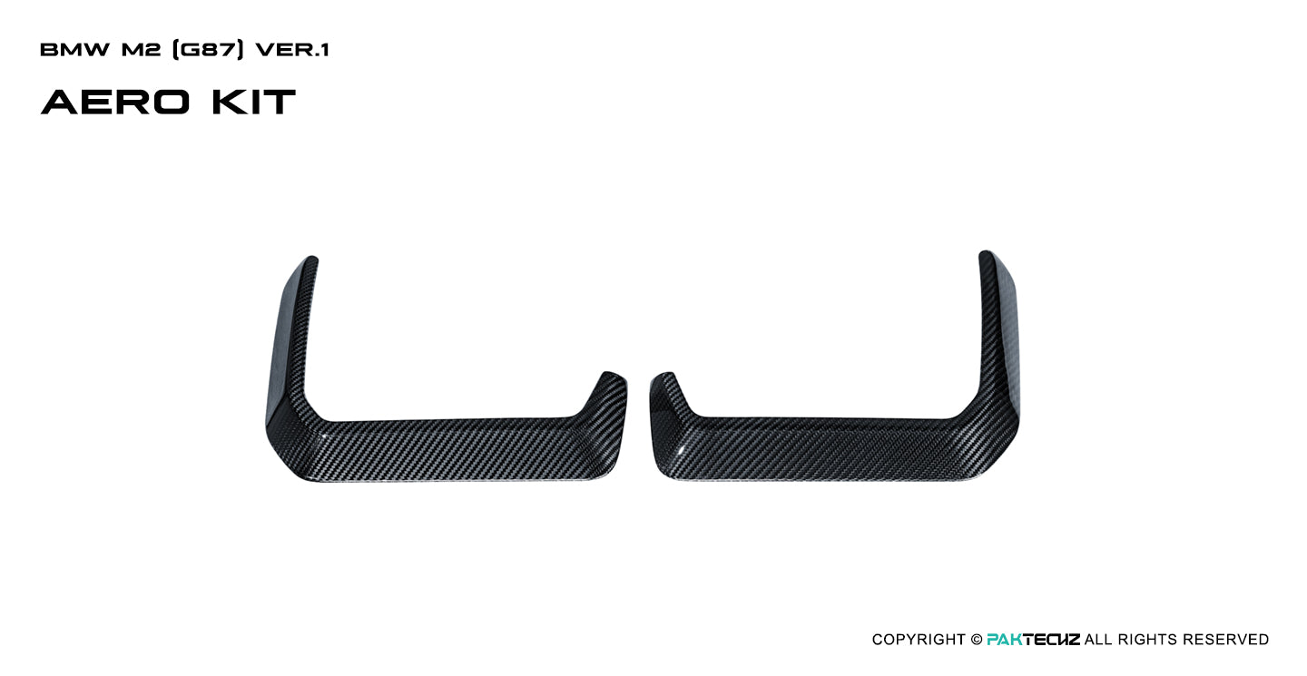 Paktechz Dry Carbon Front Canards for BMW M2 G87 (2023–Present)