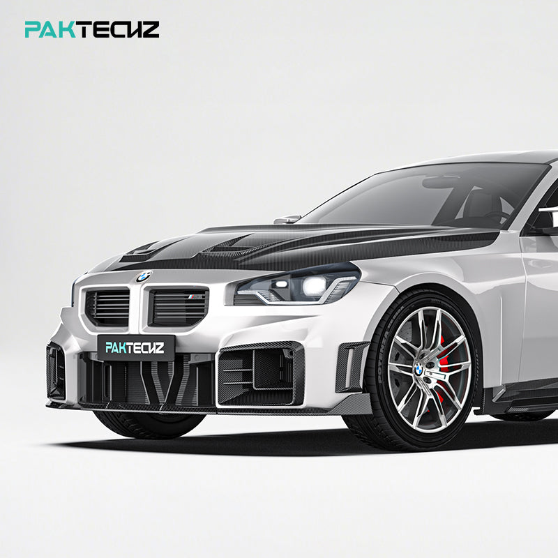 Paktechz Dry Carbon Front Lip Ver.2 for BMW M2 G87 (2023–Present)