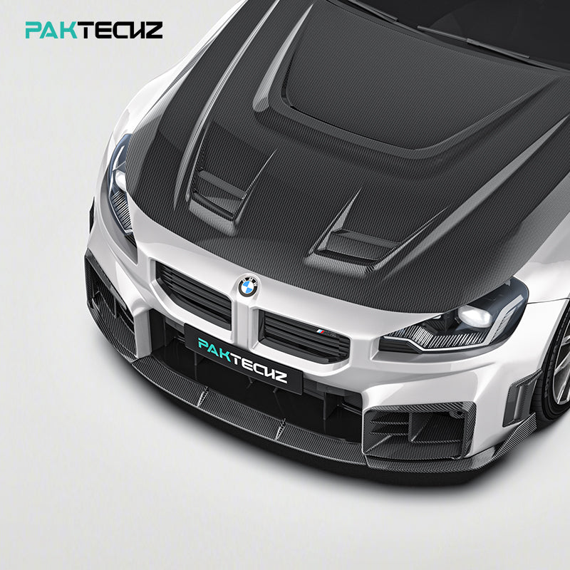 Paktechz Dry Carbon Front Lip Ver.2 for BMW M2 G87 (2023–Present)