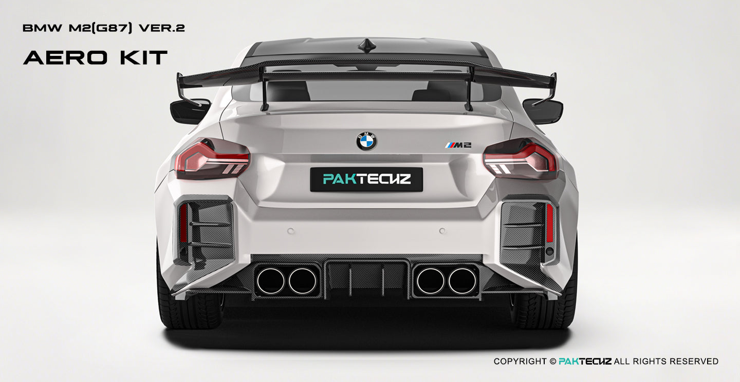 Paktechz Dry Carbon Rear Diffuser Ver.2 for BMW M2 G87 (2023–Present)