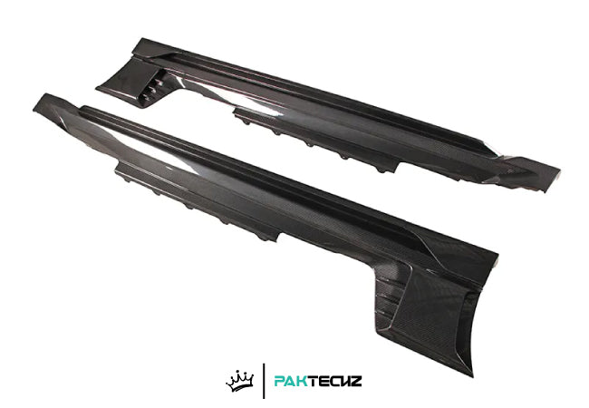 Paktechz Dry Carbon Side Skirts Ver.1 for BMW M2 G87 (2023–Present)