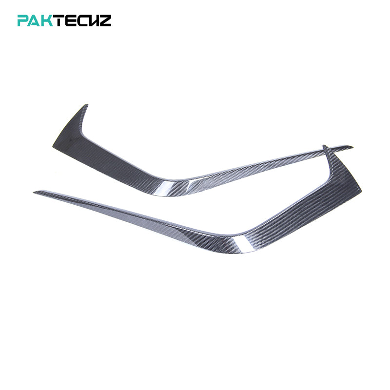Paktechz Dry Carbon Front Bumper Canards for 2021+ BMW M3 G80 and M4 G82/G83