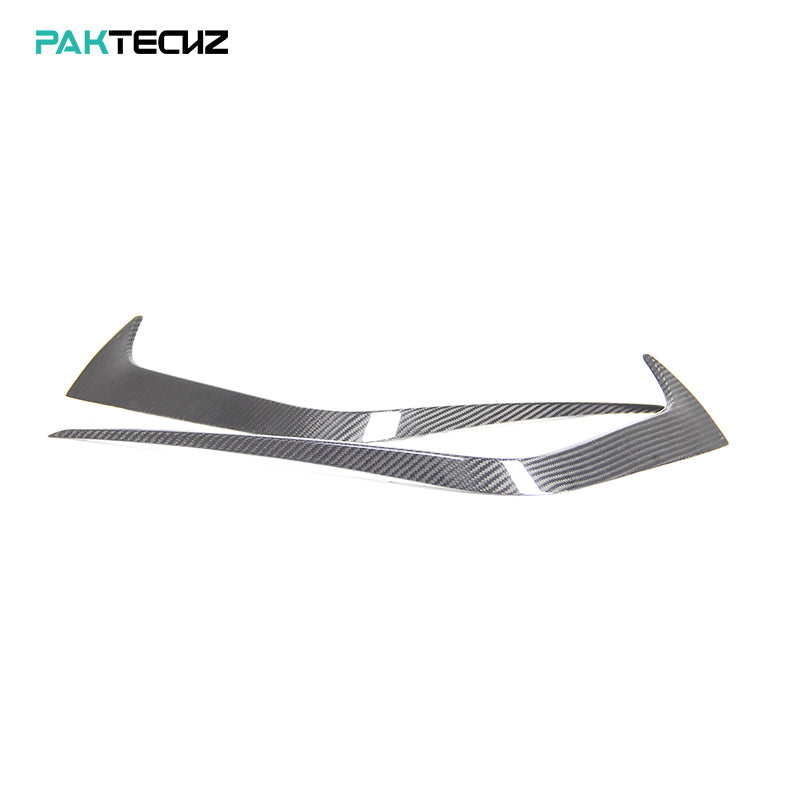 Paktechz Dry Carbon Front Bumper Canards for 2021+ BMW M3 G80 and M4 G82/G83