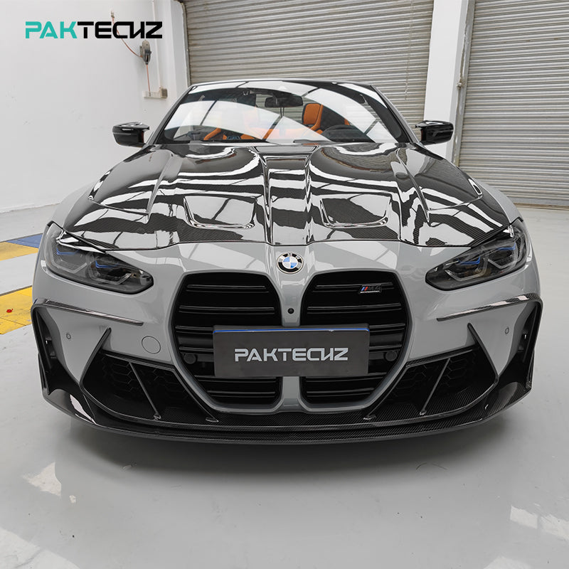 Paktechz Dry Carbon Front Splitter for 2021+ BMW M3 G80 and M4 G82/G83