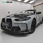 Paktechz Dry Carbon Front Bumper Canards for 2021+ BMW M3 G80 and M4 G82/G83