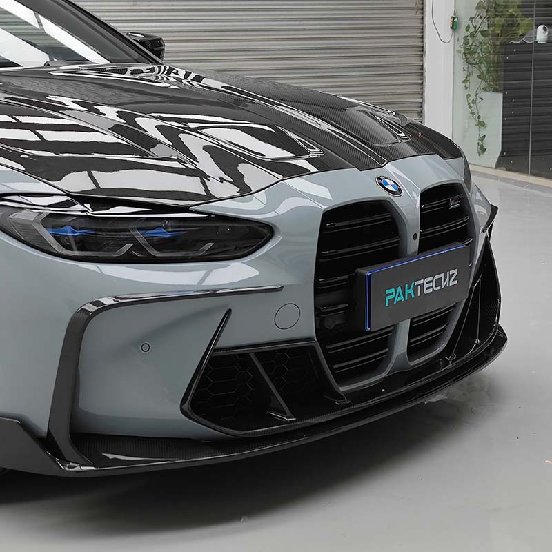 Paktechz Dry Carbon Front Bumper Trim for 2021+ BMW M3 G80 and M4 G82/G83