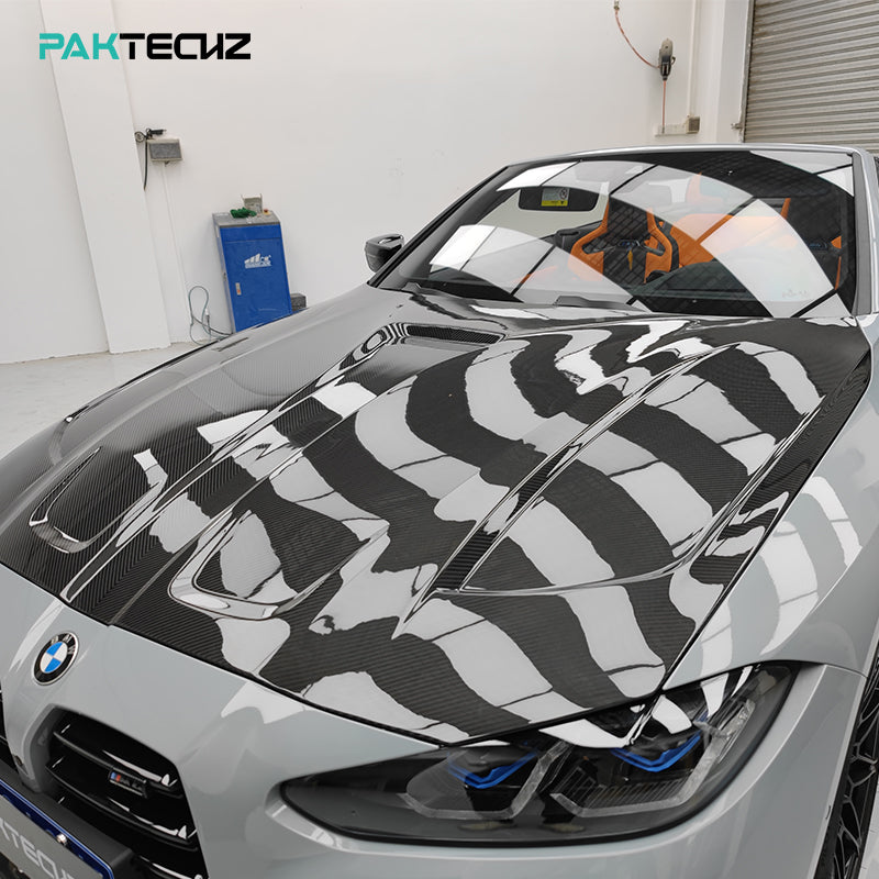 Paktechz Dry Carbon Hood for 2021+ BMW M3 G80 and M4 G82/G83