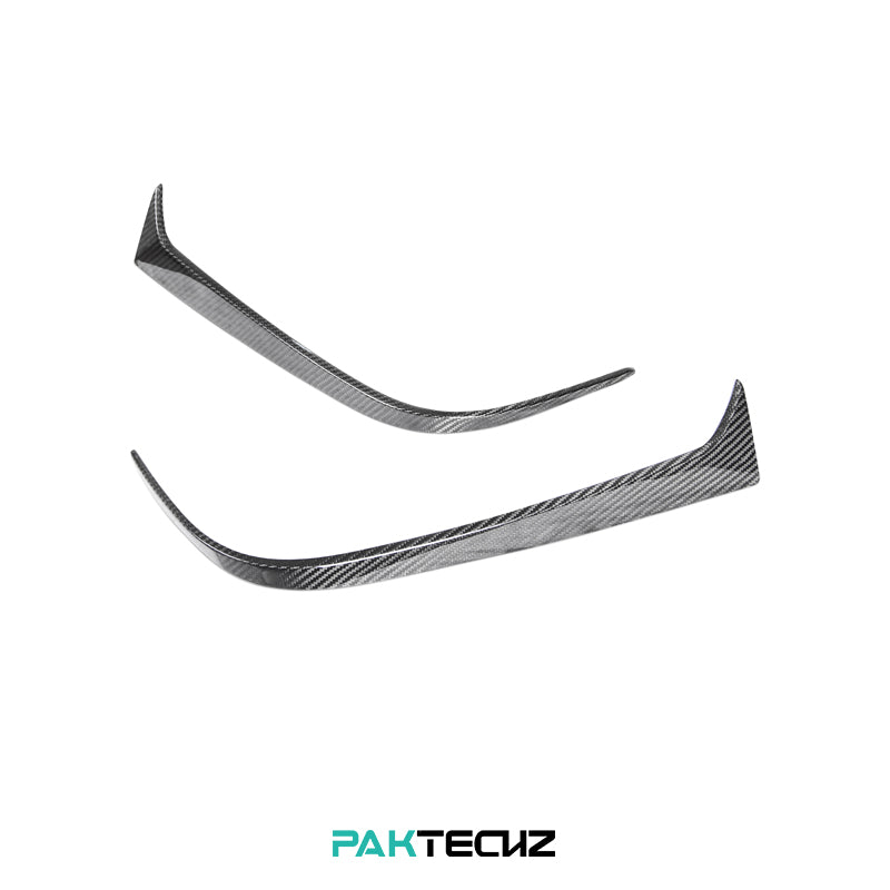 Paktechz Dry Carbon Rear Bumper Canards for 2021+ BMW M3 G80 and M4 G82/G83