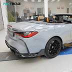 Paktechz Dry Carbon Rear Bumper Canards for 2021+ BMW M3 G80 and M4 G82/G83