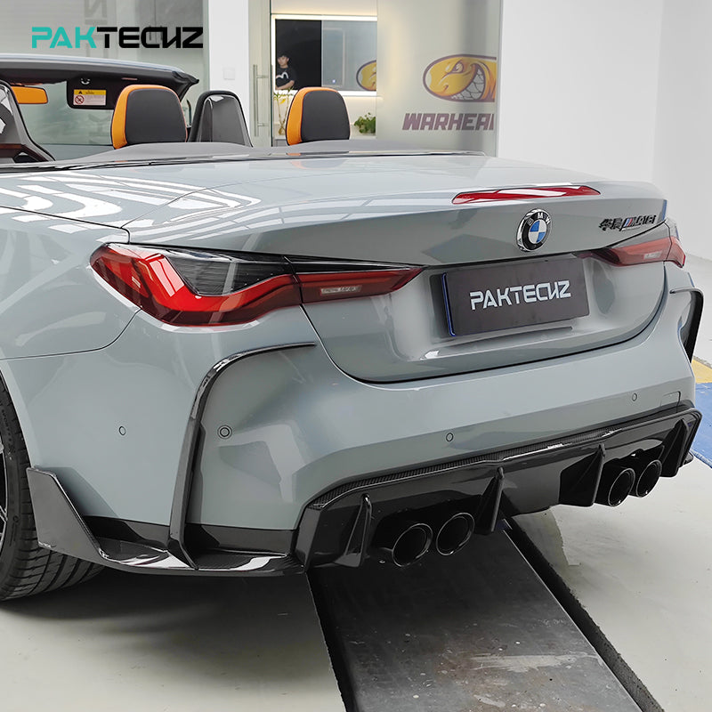 Paktechz Dry Carbon Rear Diffuser for 2021+ BMW M3 G80 and M4 G82/G83