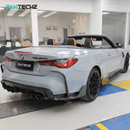 Paktechz Dry Carbon Rear Side Splitter for BMW G80 / G82 / G83 (2021–Present)