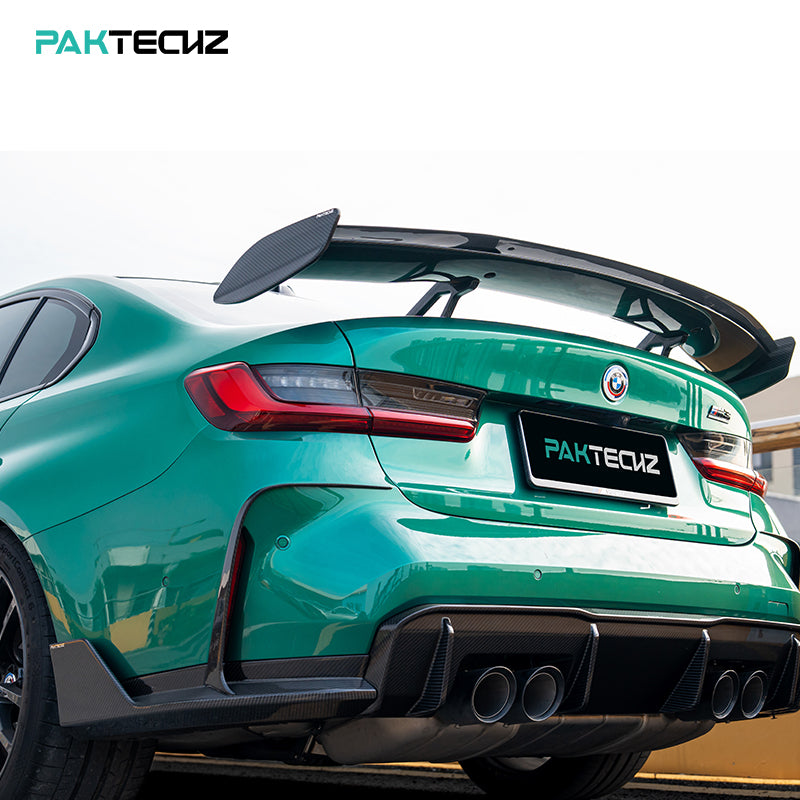 Paktechz Dry Carbon Rear Wing for 2021+ BMW M3 G80 and M4 G82/G83