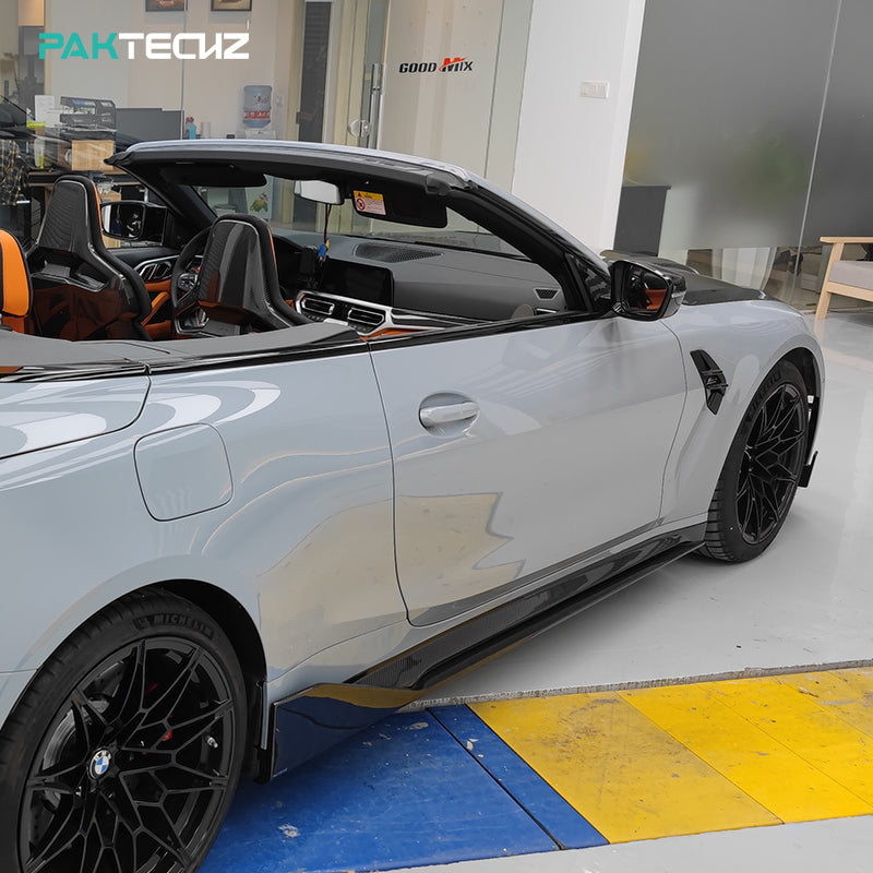 Paktechz Dry Carbon Side Skirts for 2021+ BMW M3 G80 and M4 G82/G83