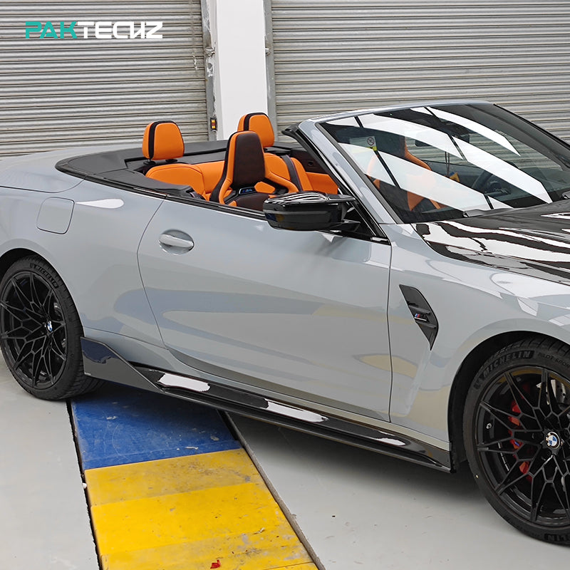 Paktechz Dry Carbon Side Skirts for 2021+ BMW M3 G80 and M4 G82/G83