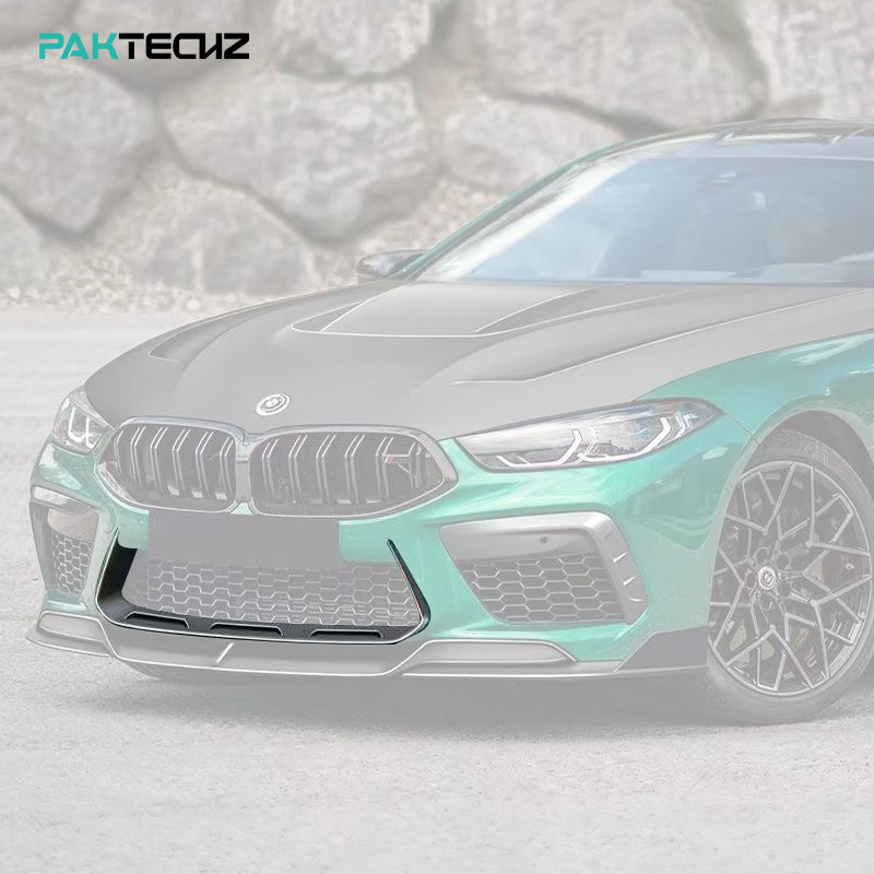 Paktechz Dry Carbon Front Bumper Trim for 2018+ BMW M8 F91/F92/F93