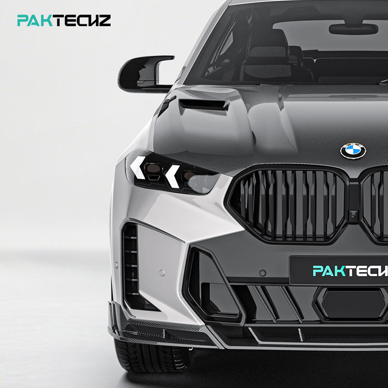 Paktechz Dry Carbon Front Canards for BMW X6 G06 (2019–2024)