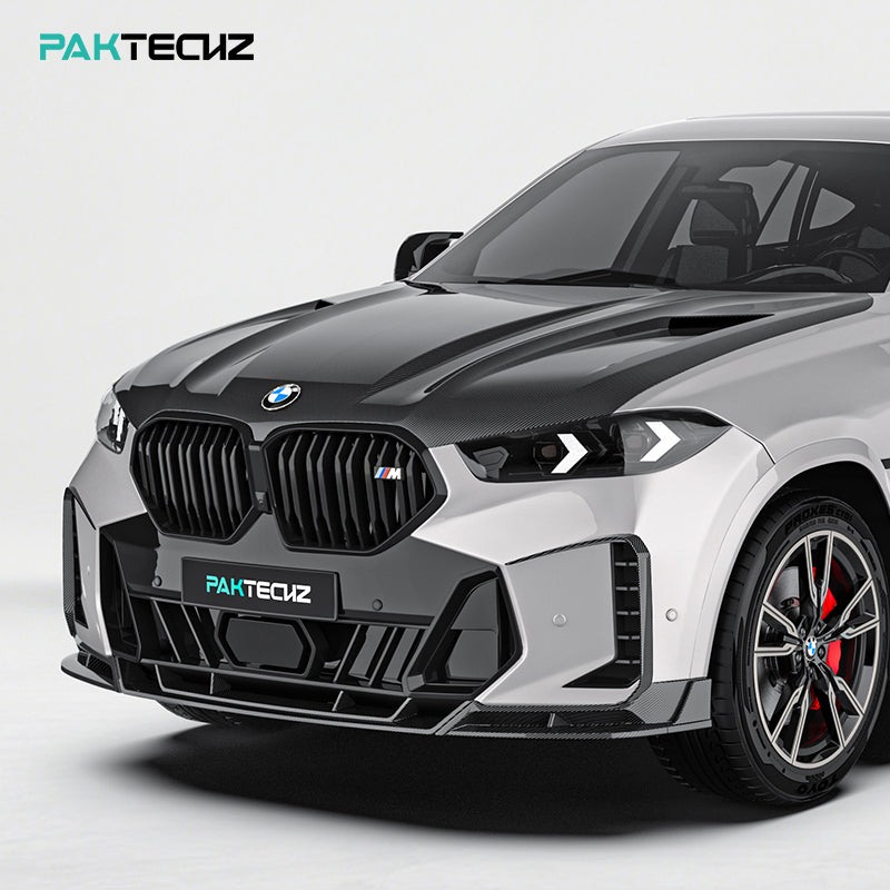 Paktechz Dry Carbon Front Lip for BMW X6 G06 (2019–2024)