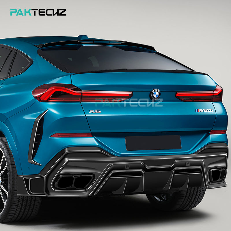 Paktechz Dry Carbon Rear Diffuser for BMW X6 G06 (2019–2024)