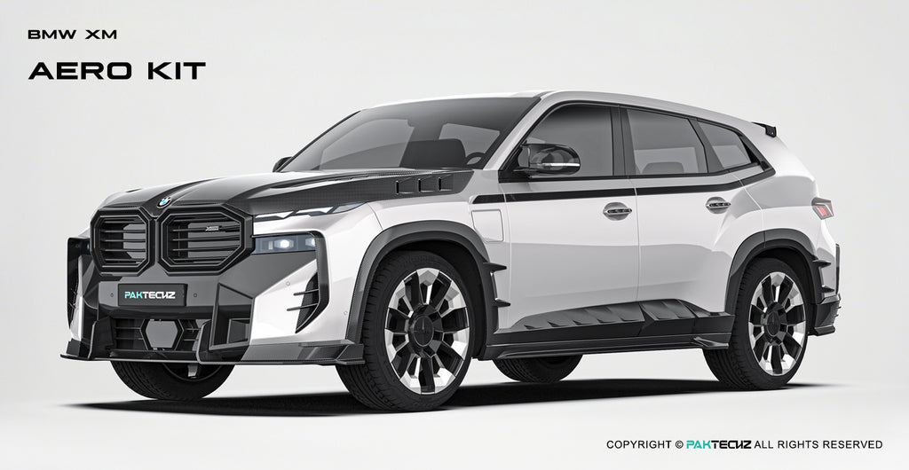 Paktechz Dry Carbon Front Canards for 2023+ BMW XM G09