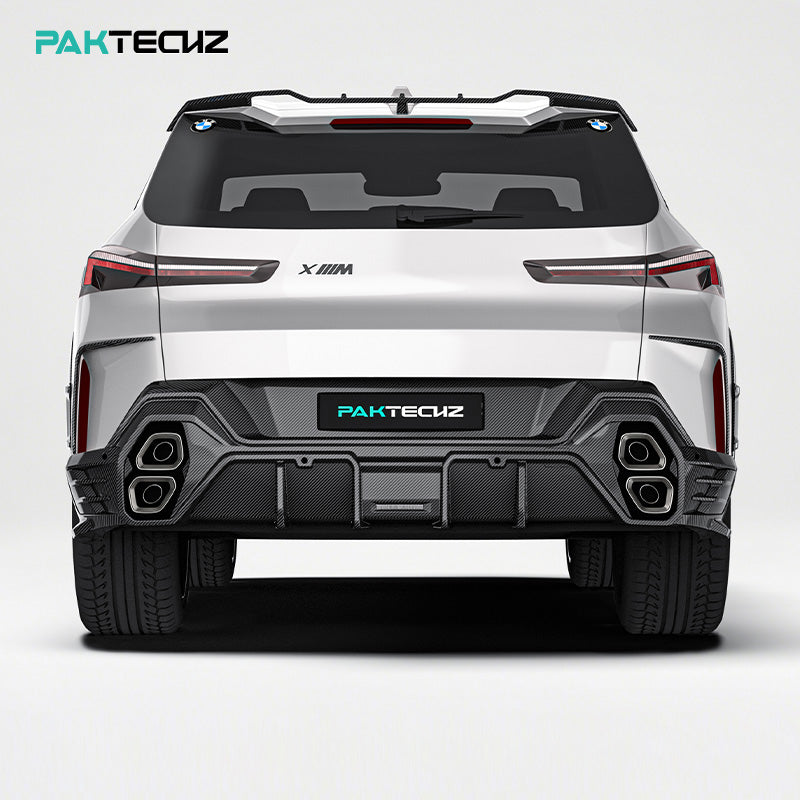 Paktechz Dry Carbon Rear Diffuser for BMW XM (2023–Present)