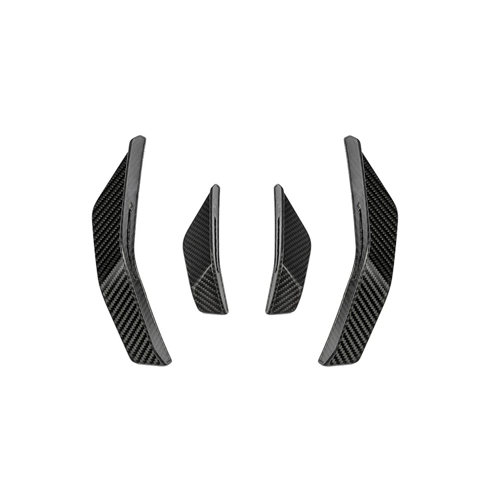 Sooqoo Dry Carbon Facelift Front Canards for Audi RS3 8Y (2021–Present)