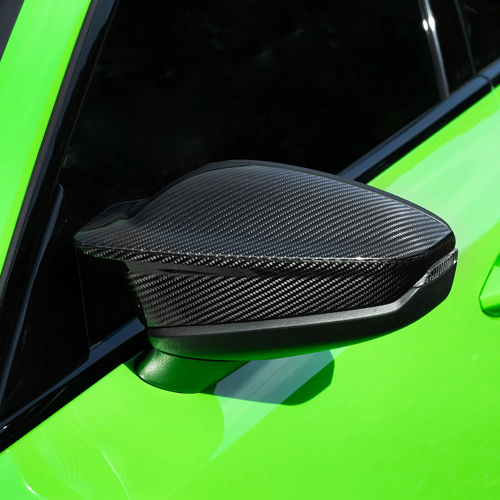 Sooqoo Dry Carbon Mirror Caps for Audi RS3 8Y (2021–Present)