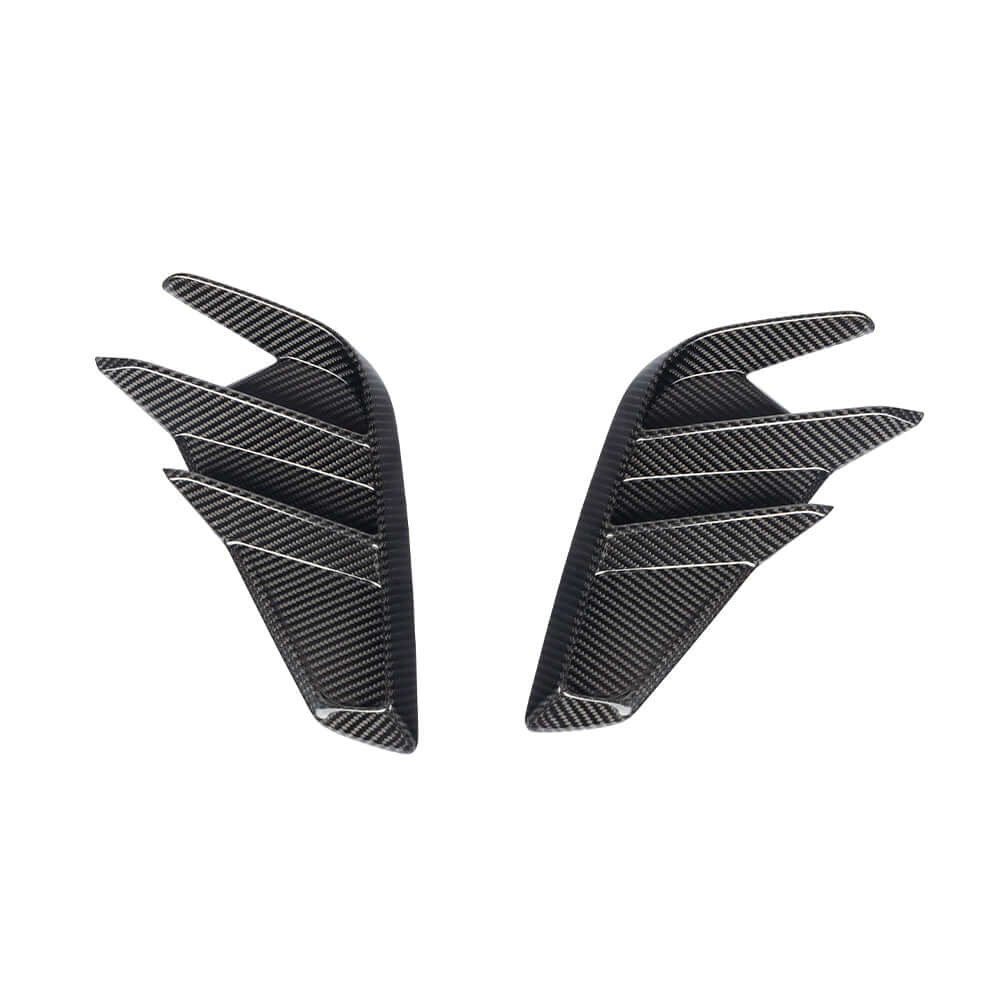Sooqoo Dry Carbon Rear Bumper Inserts for Audi RS3 8Y (2021–Present)