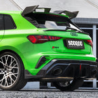 Sooqoo Dry Carbon Rear Bumper Inserts for Audi RS3 8Y (2021–Present)