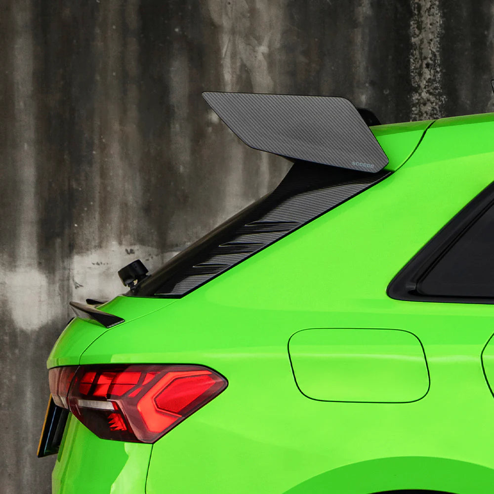 Sooqoo Dry Carbon Rear Window Fins for Audi RS3 8Y (2021–Present)