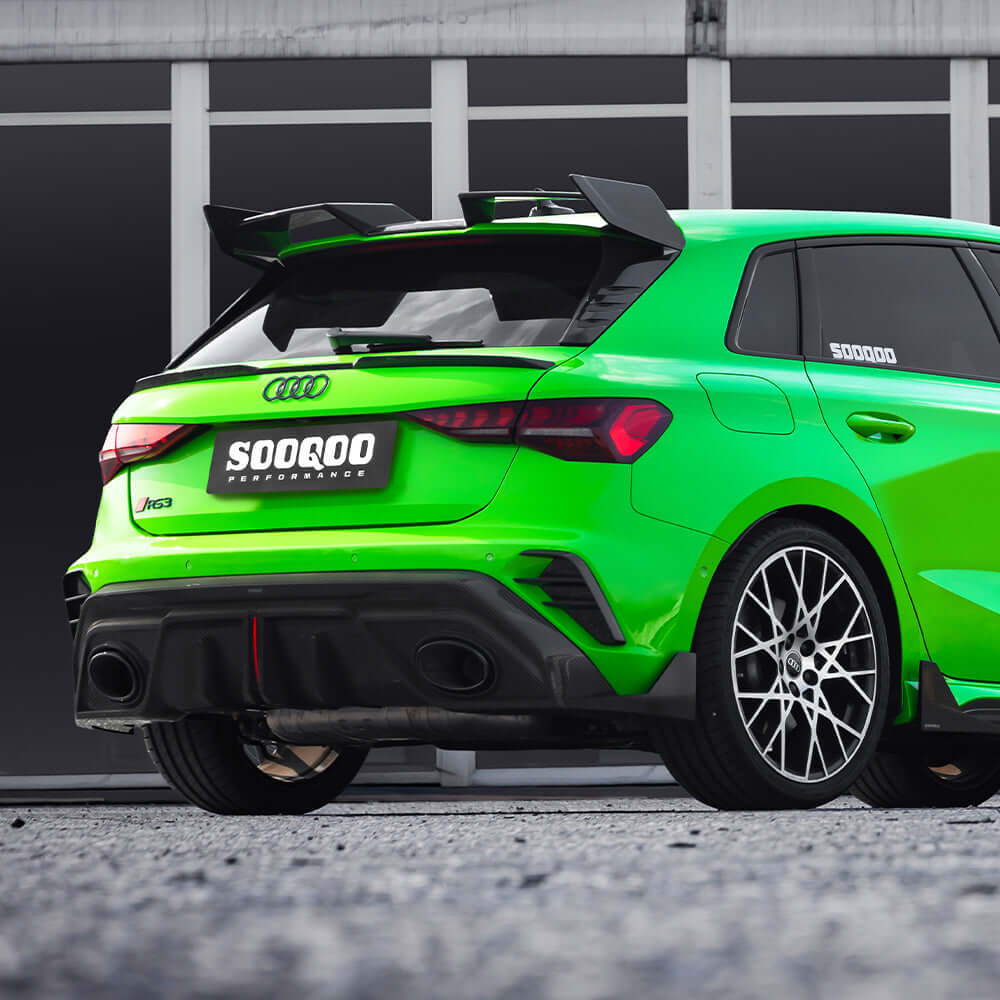 Sooqoo Dry Carbon Facelift Rear Diffuser for Audi RS3 8Y Sportback (2021–Present)