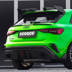 Sooqoo Dry Carbon Rear Spoiler for Audi RS3 8Y Sportback (2021–Present)