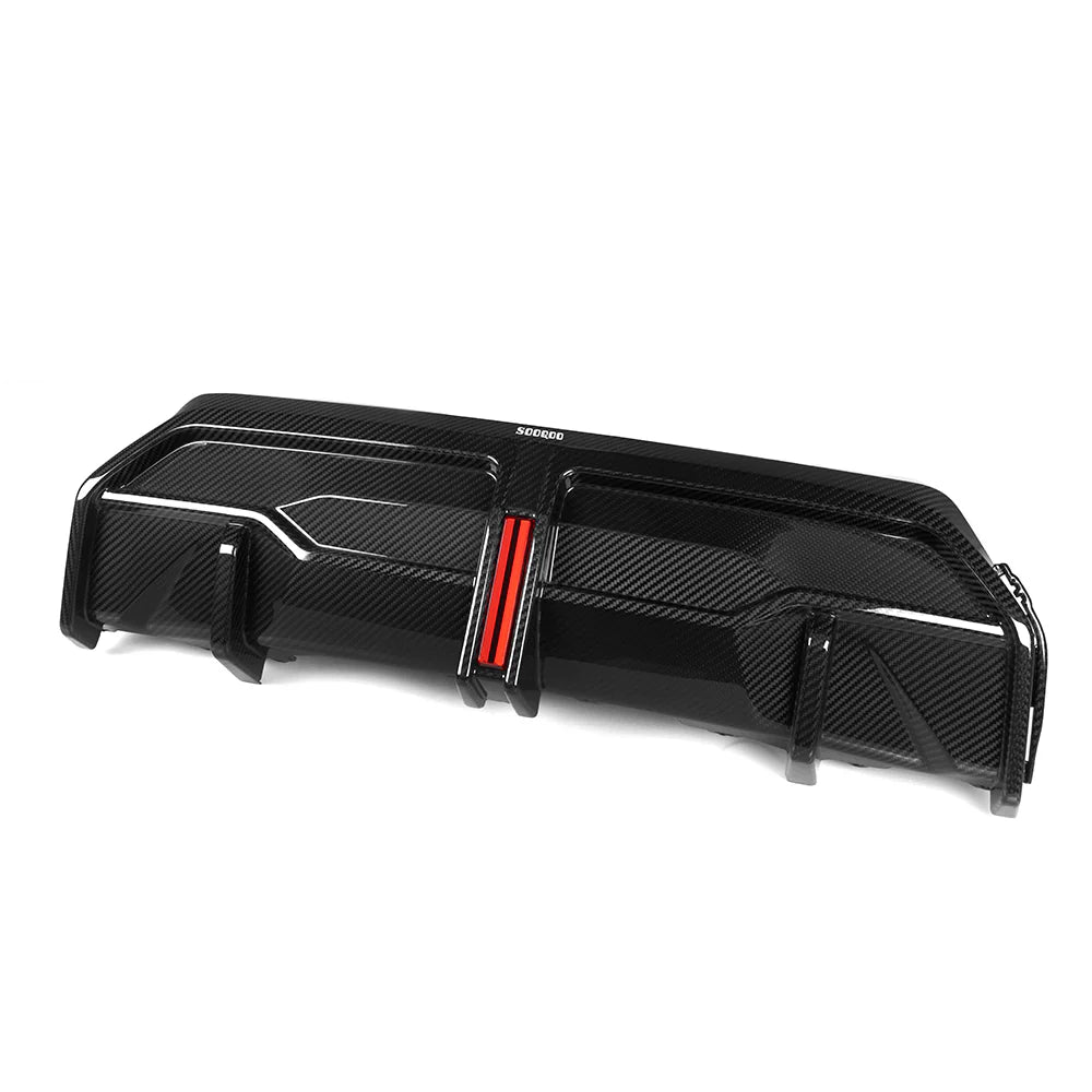 Sooqoo Dry Carbon Rear Diffuser with Light for BMW 2 Series G42 (2022–Present)